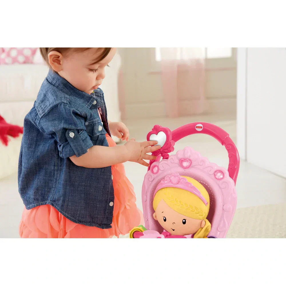 Fisher-Price Little People Princess Stroller Ride-On Toy