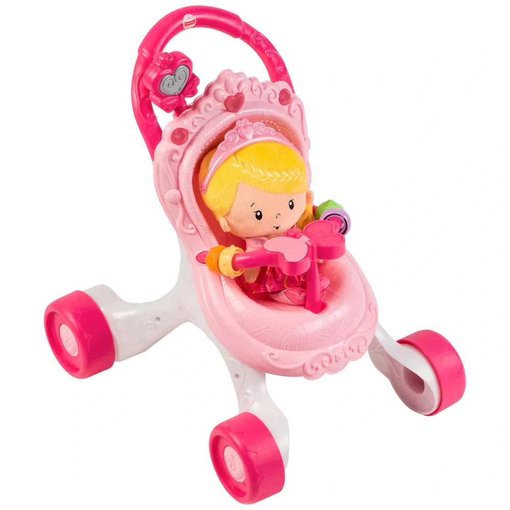 Fisher-Price Little People Princess Stroller Ride-On Toy