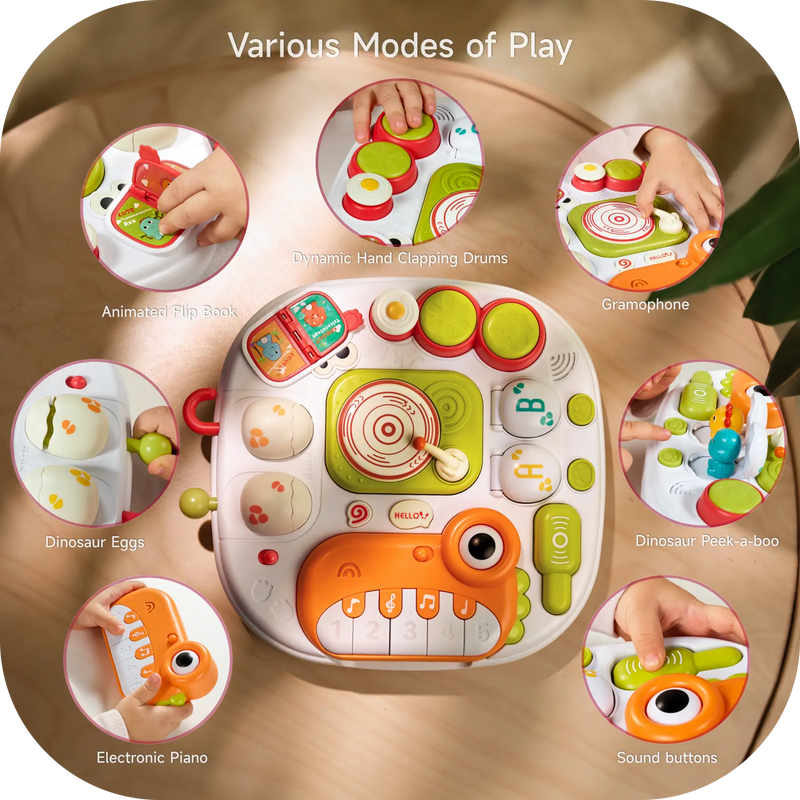 7-in-1 Baby Activity Table – Multiple Ways to Play