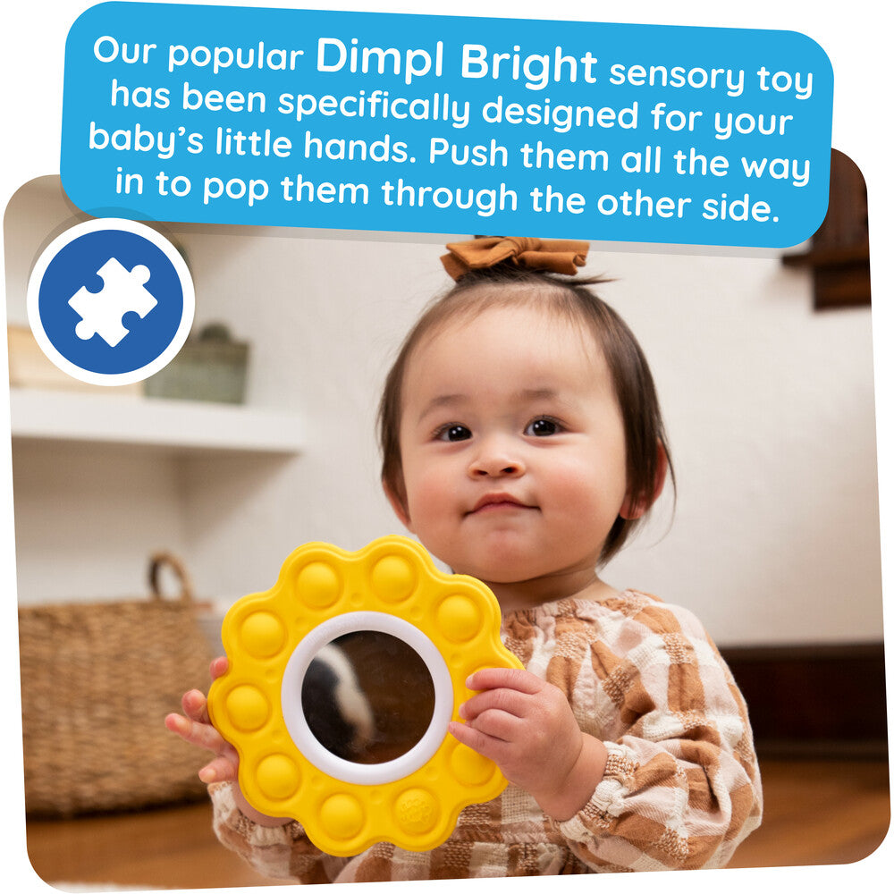 Little Brainies – Dimpl Bright | Colorful Sensory Pop Toy for Babies & Toddlers