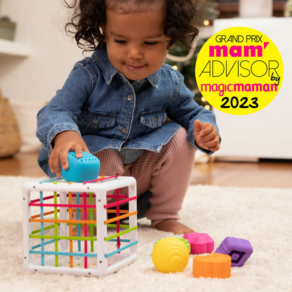 Little Brainies – Inny Bin | Sensory Shape Sorting Bin for Babies & Toddlers