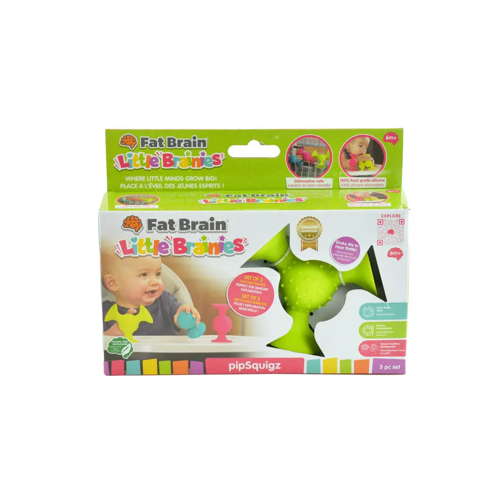 Little Brainies – PipSquigz | Suction Sensory Rattle Toys for Babies & Toddlers